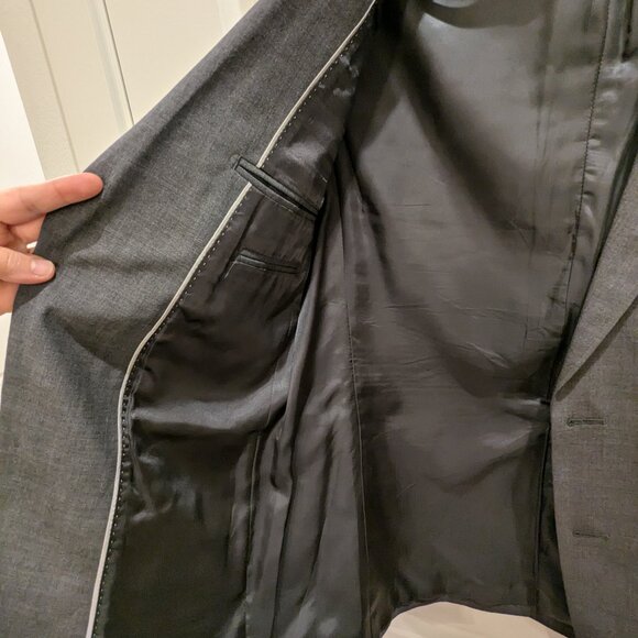 Theory Suit for Men Charcoal Pants and Jacket - Picture 2 of 10